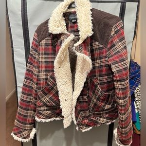 Flannel Fluffy Vintage Jacket